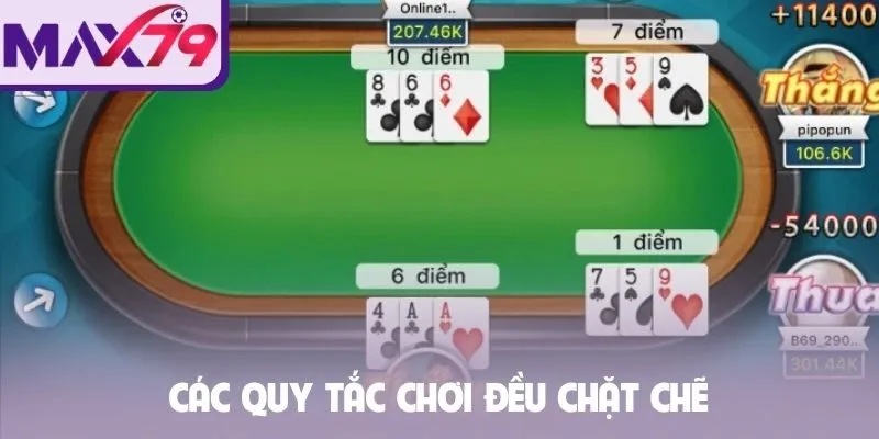 Các quy tắc chơi đều chặt chẽ