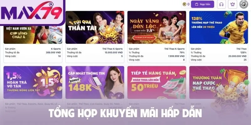 Tổng hợp khuyến mãi hấp dẫn